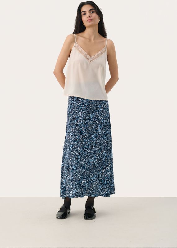 Mouwloos shirt Easy fit French Oak offwhite