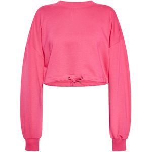 Mymo - Sweatshirt - Roze - Dames - Cropped Silhouet