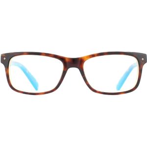 Polaroid rechthoekige Havana unisex vrouwelijke bril frames