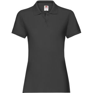 Fruit of the Loom Dames/dames Premium Poloshirt (Zwart)