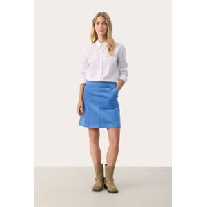 Strokenrok - Katoen Viscose - Regular Taille - Zwart