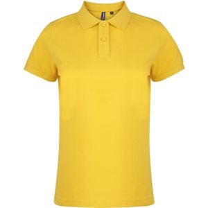 Asquith & Fox Dames/dames Poloshirt met korte mouwen en effen mouwen (Zonnebloem)