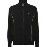 Plein Sport - Jogging Jacket - Zwart - Heren - Katoenmix