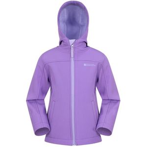 Mountain Warehouse Kinder/Kids Exodus Waterafstotend Soft Shell Jasje (Lichtpaars)