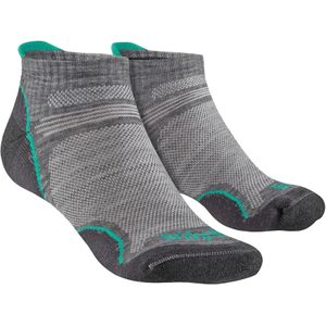 Bridgedale - Dames Wandelsokken Merino Laag - Midden Grijs / Surf