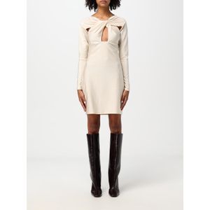 Coperni, Dames, Jurken, Zwart, Maat: XS Satijn,