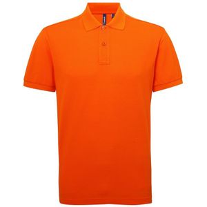 Asquith & Fox Heren Poloshirt met korte mouwen Prestatiemengsel (Oranje)