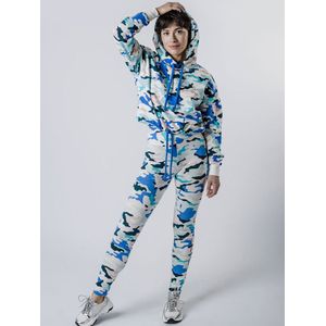 Juicy Couture - Slim Fit Leggings - Blauw - Camouflageprint