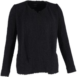 Isabel Marant Open-Front Jasje in Zwarte Wol