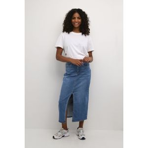 Rok - A-shape - Spijkerrok - Blauw - 75% Katoen, 13% Viscose, 10% Polyester, 2% Elastaan