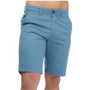 Men's Timberland Twill Chino Shorts in Blue