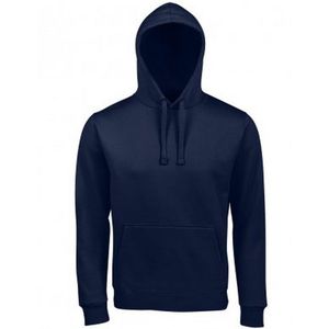 SOLS Unisex Volwassenen Spencer Hooded Sweatshirt (Franse marine)