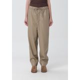 Brede Lederen Look Broek