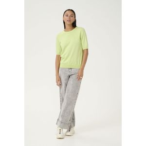 Gebreide Trui - Effen - Knitwear - Ronde Hals - Normale Pasvorm