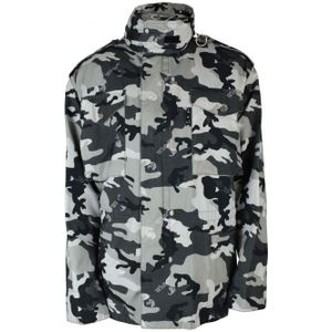 Gebroken witte jas grijs