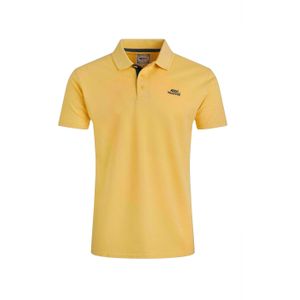 Weird Fish Heren Miles Pique Organic Poloshirt (Citroen)