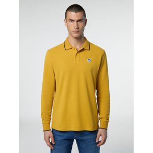 North Sails Polo Shirt Lange mouwen met kraagprint