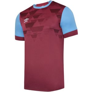 Umbro Kinder/Kindertrui (Nieuw bordeaux/blauw)