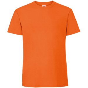 Fruit Of The Loom Heren Ringgesponnen Premium T-Shirt (Oranje)