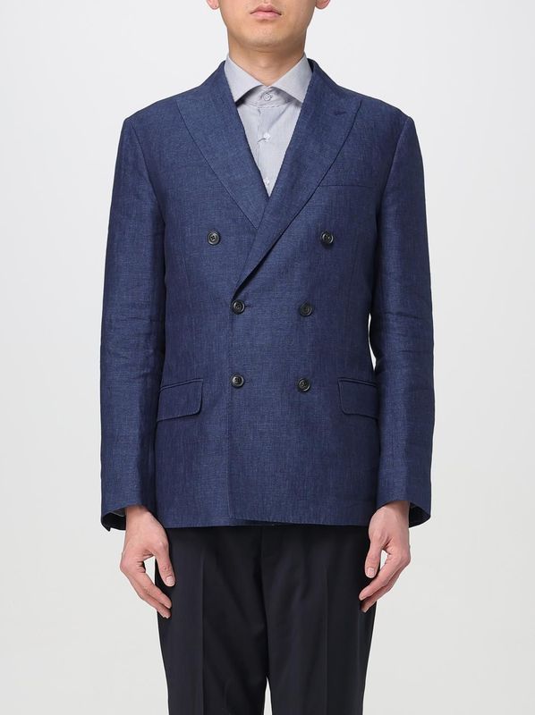 Fay, Heren, Jassen, Blauw, Maat: 2XL Wol,