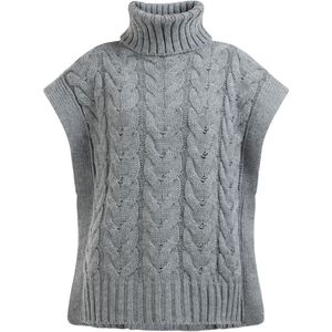 Dreimaster - Gebreide Vest - Donkergrijs - Dames