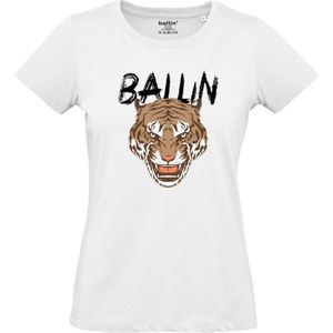 Ballin Est. 2013 Tee SS Tiger Shirt Wit - Maat S