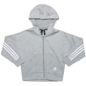 Girl's Adidas Junior Must Haves Zip Hoody Grey 14-15in Grey Sweatshirts -  Grijs - Maat 9-10J / 134-140cm