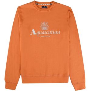 Aquascutum - Active Big Logo - Sweatshirt - Oranje