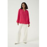 Blouse met lange mouwen Regular fit Raspberry pink
