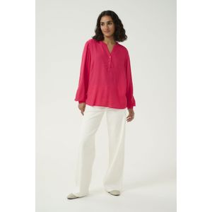Blouse met lange mouwen Regular fit Raspberry pink