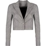 Pinko - Short Cut - Blazer - Grijs - Polyester Viscose Elastane