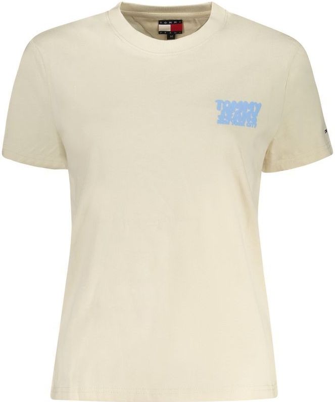 Tommy Jeans - Short Sleeve Tee Wo - Beige - T-shirt