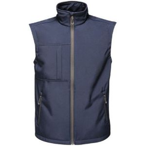 Regatta Heren Achthoek II Drukbare Soft Shell Bodywarmer (Marine/Seal Grijs)