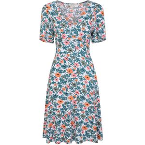Mountain Warehouse Dames/Dames Bloemenjurk (Donker groenblauw)