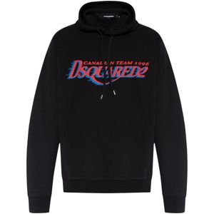 Dsquared2 - Cool Fit - Hoodie - Zwart - Canadese Teamlogo