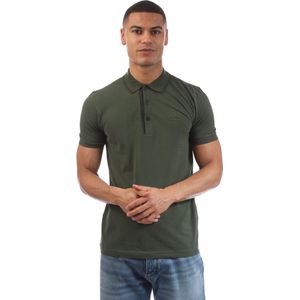 Herenpolo Boss Paule 4 Tonaal Logo in Groen