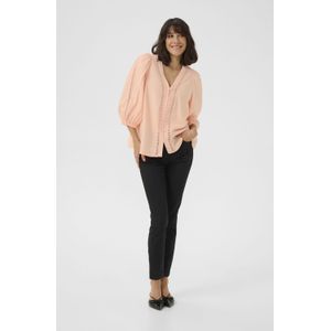 KAFFE - Sonja - Damesblouse - Elegante Stijl - V-hals - Lange Mouwen