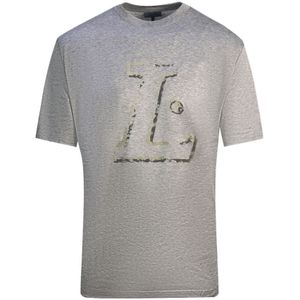 Lanvin Imprime Place Grey T-Shirt