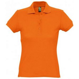 SOLS Dames/dames Passion Pique Poloshirt met korte mouwen (Oranje)