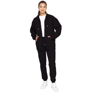 Enzo | Oversized Trainingspak Met Rits En Capuchon Voor Dames - Maat S