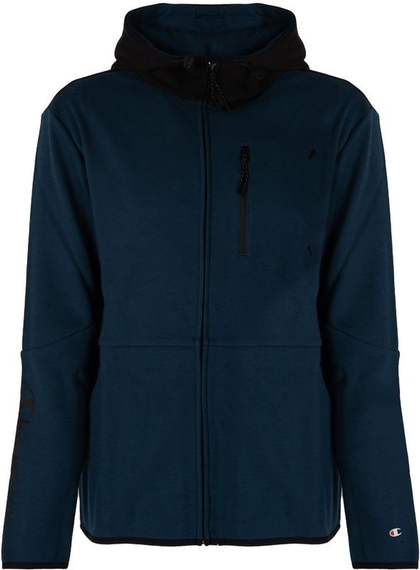 Champion - Klassieke Full Zip Hoodie - Blauw - Heren