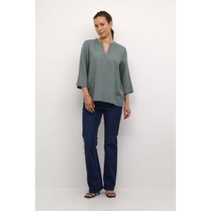 Blouse met lange mouwen Regular fit Balsam Green