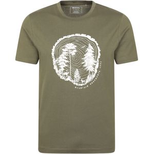 Mountain Warehouse Heren Off The Beaten Track T-Shirt (Khaki Groen)