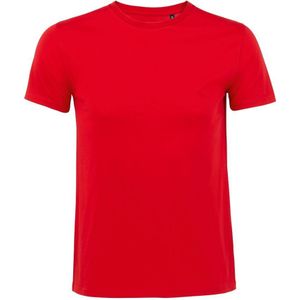 SOLS Heren Milo Organic T-Shirt (Rood)