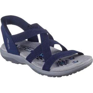 Skechers Reggae Slim Stretch Flex Dames Sandalen Navy