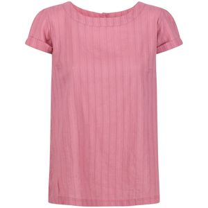 Regatta Dames/dames Jaelynn Dobby Katoenen T-shirt (Heather Rose)