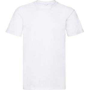 Fruit of the Loom Heren Super Premium T-Shirt (Wit)