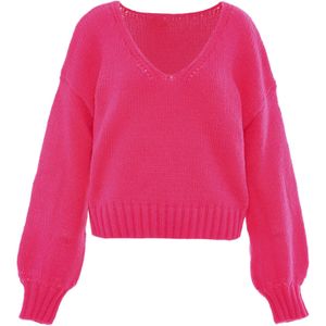 Mymo - Jumper - Fuchsia - Pullover Trui