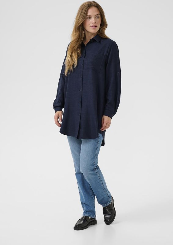 Shirtjurk - Navy - KAellen Loose Fit - Lange Mouwen
