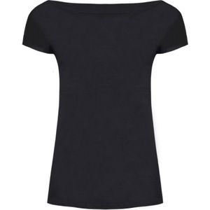 SOLS Dames/dames Marylin Lange Lengte T-Shirt (Diep Zwart) - Maat XL